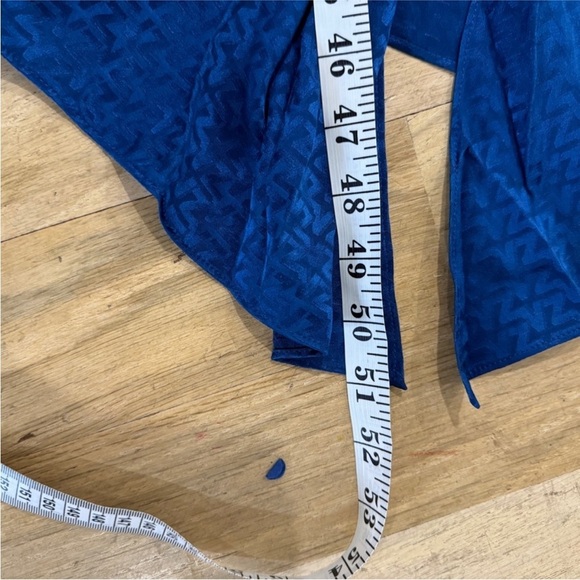 Zadig& Voltaire asymmetric navy blue 100% silk dress RUNWAY PIECE NWT - Picture 12 of 13